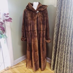 Carolina Herrera mink fur coat